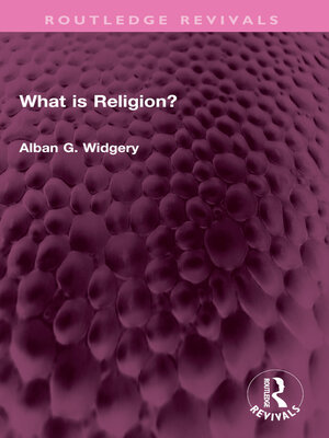 cover image of What is Religion?